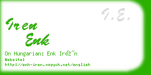 iren enk business card